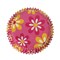 Pink Floral Standard Size Cupcake Wrappers & Liners | 25 PC Set